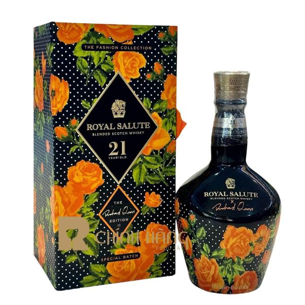 Chivas 21 Năm Richard Quinn Limited Edition II (Orange Rose Label)