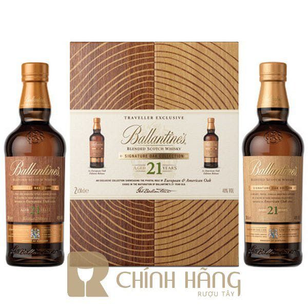 Ballantine's 21 Năm Twin Box 2x500ml