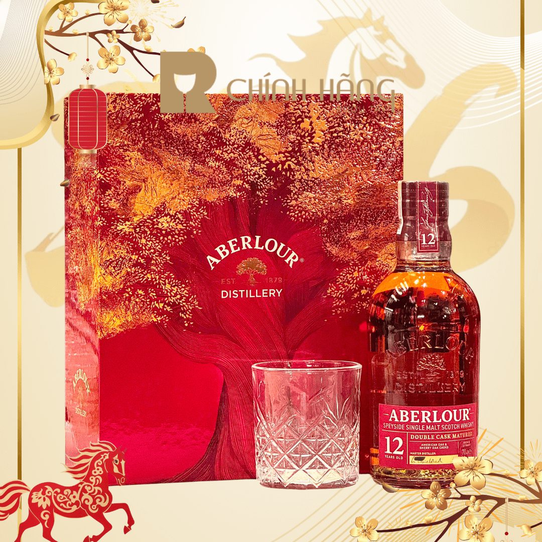 Aberlour 12 Năm Double Cask - Hộp Quà Tết 2026 700 ml