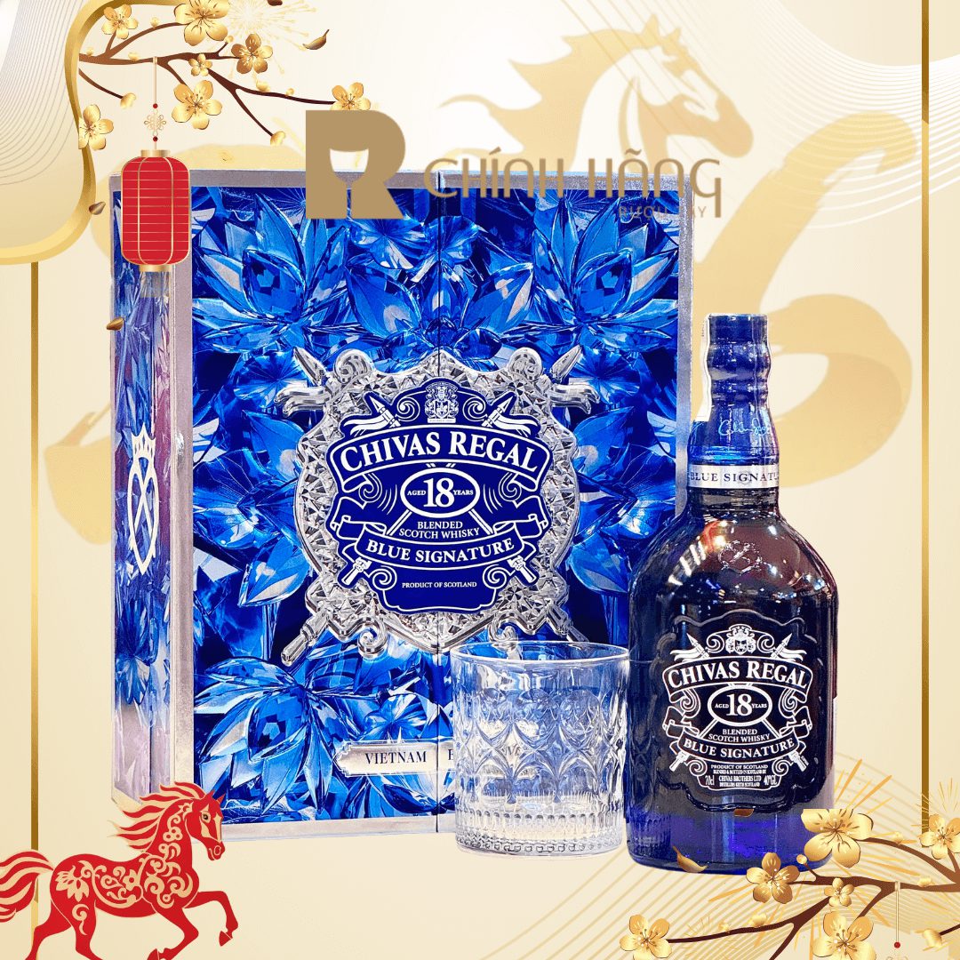 Chivas 18 Năm Blue - Hộp Quà Tết 2026 700 ml Chivas 18 Năm Blue - Hộp Quà Tết 2026 700 ml