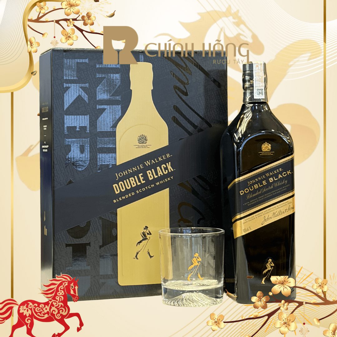 Johnnie Walker Double Black Label - Hộp Quà Tết 2026 1000 ml Johnnie Walker Double Black Label - Hộp Quà Tết 2026 1000 ml