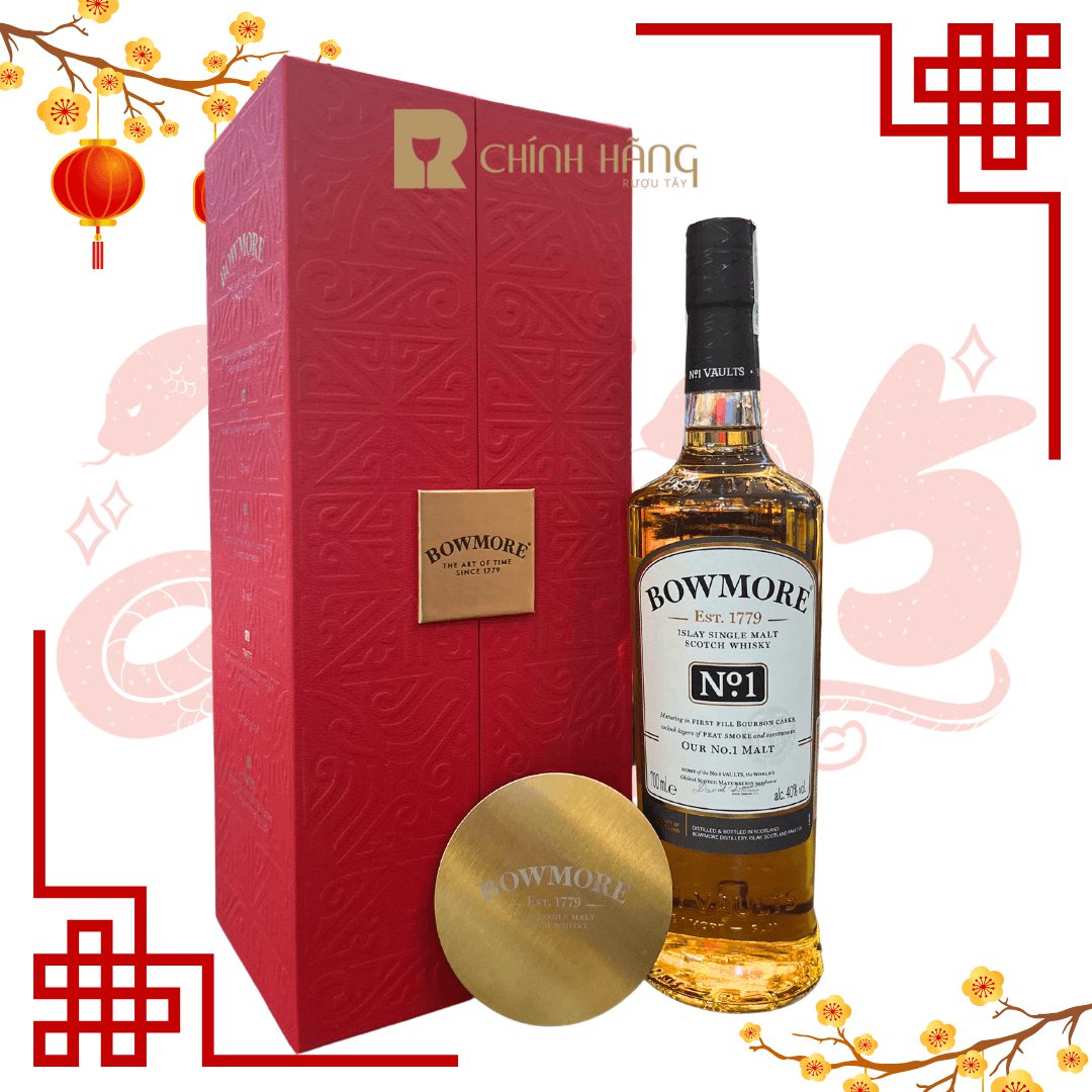 Bowmore No.1 - Hộp Quà Tết 2025 700 ml Bowmore No.1 - Hộp Quà Tết 2025 700 ml