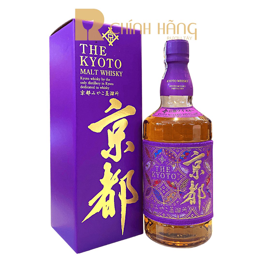 Kyoto Whisky Nishijin Ori Murasaki-Obi 700 ml