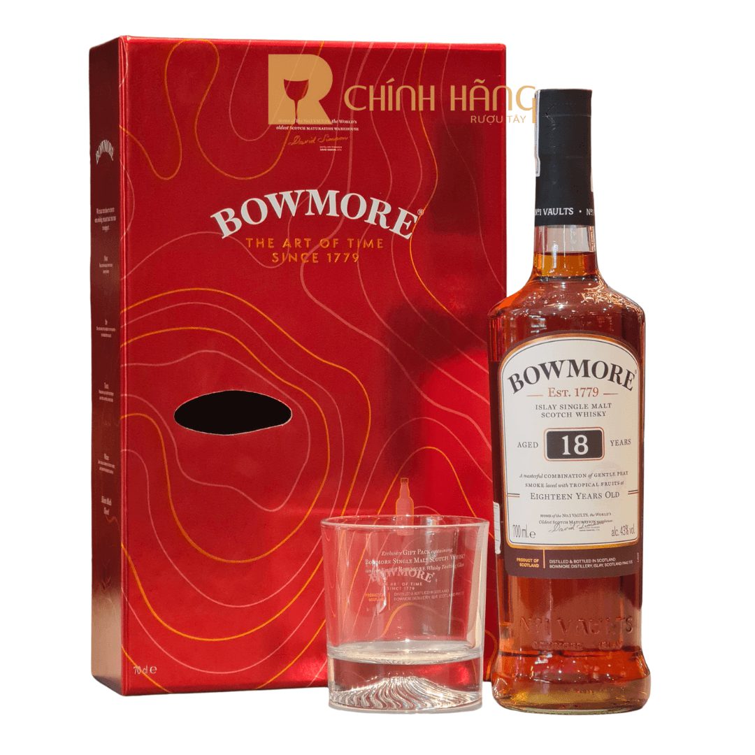 Bowmore 18 Năm - Hộp Quà Tết 2023 700 ml Bowmore 18 Năm - Hộp Quà Tết 2023 700 ml