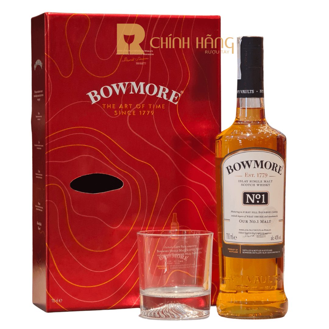 Bowmore No.1 - Hộp Quà Tết 2023 700 ml Bowmore No.1 - Hộp Quà Tết 2023 700 ml