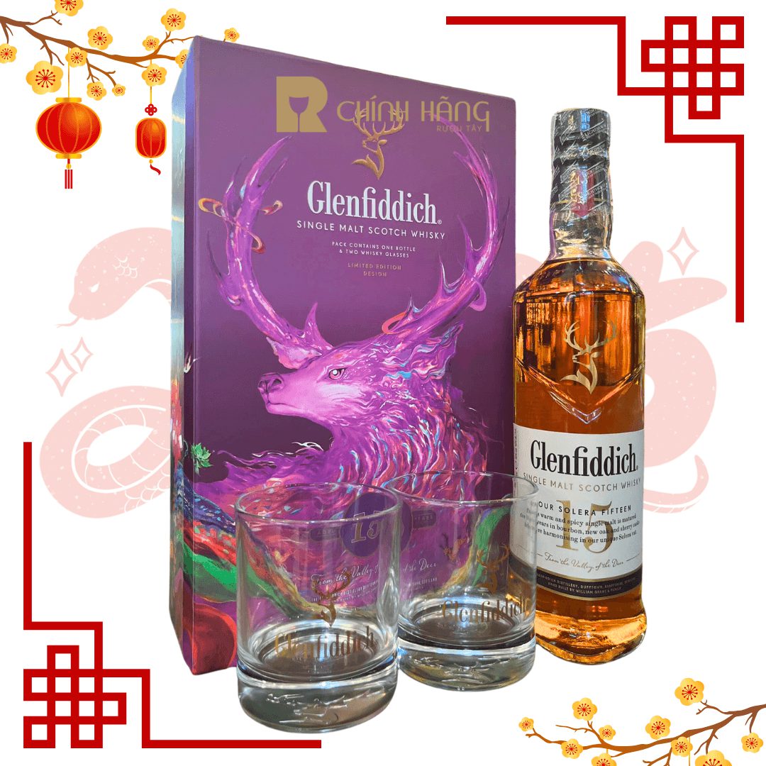 Glenfiddich 15 Năm - Hộp Quà Tết 2025 700 ml Glenfiddich 15 Năm - Hộp Quà Tết 2025 700 ml