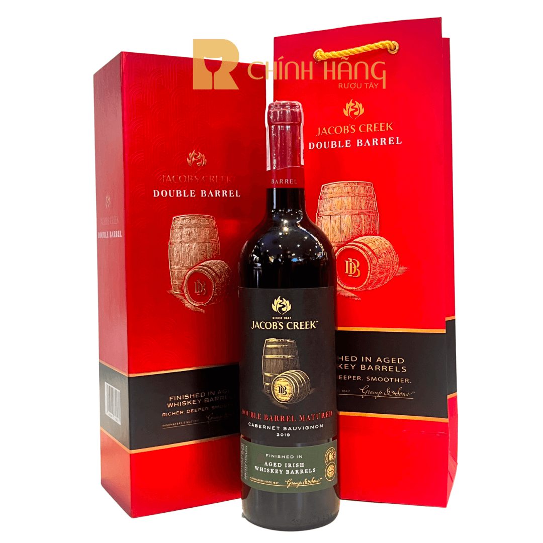 Jacob's Creek Double Barrel - Hộp Quà Tết 2023 700 ml Jacob's Creek Double Barrel - Hộp Quà Tết 2023 700 ml
