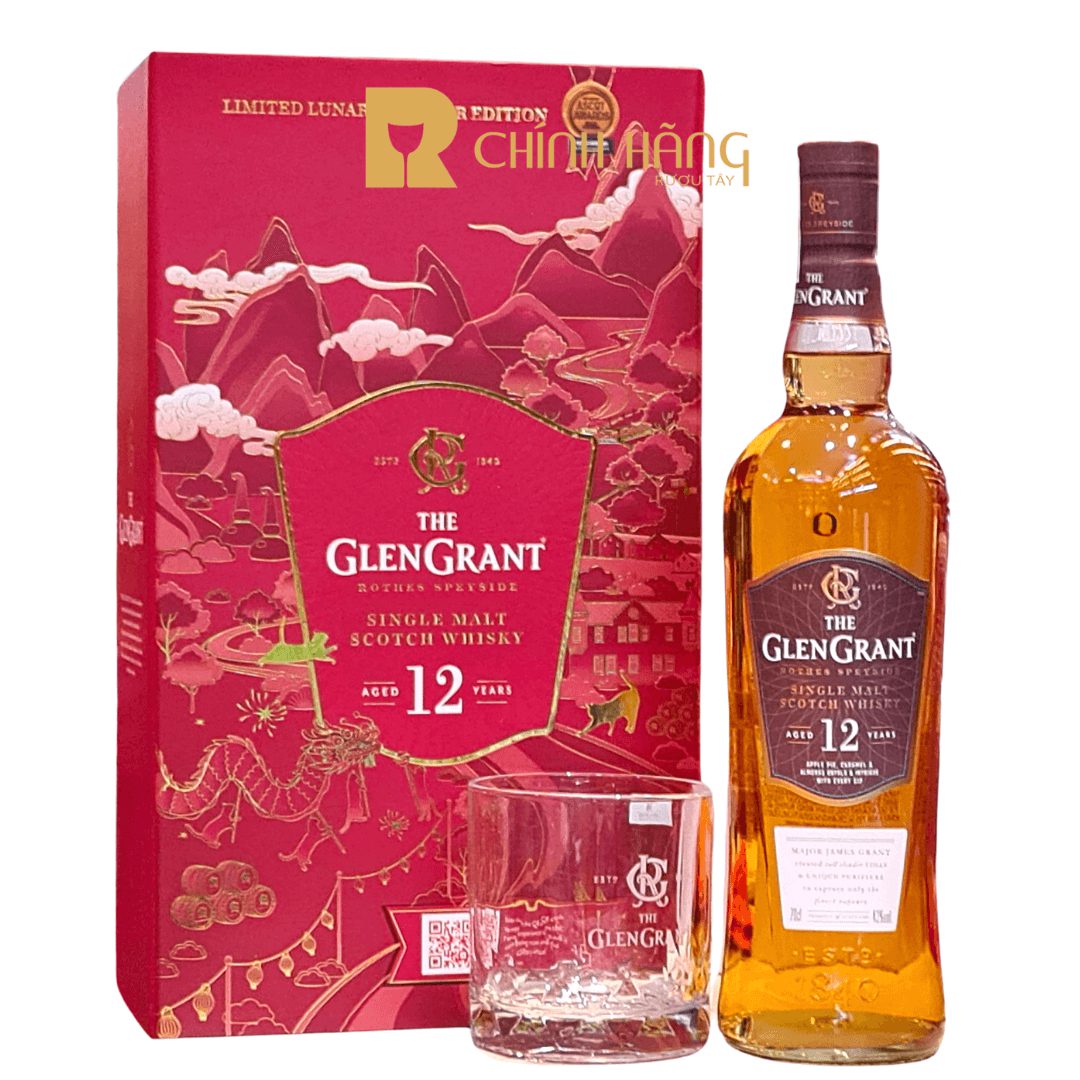 Glen Grant 12 Năm - Hộp Quà Tết 2023 700 ml