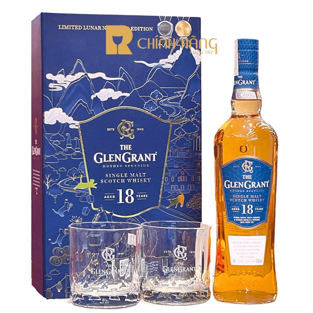 Glen Grant 18 Năm - Hộp Quà Tết 2023 700 ml