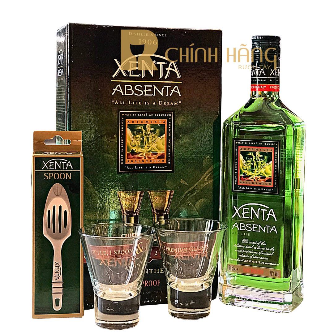 Absinthe Xenta Absenta Hộp Quà 700 ml