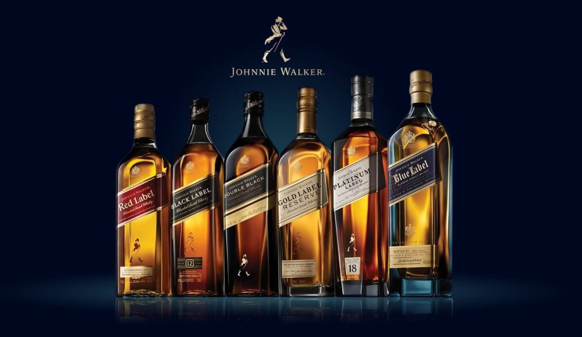 Các dòng rượu của hãng Johnnie Walker