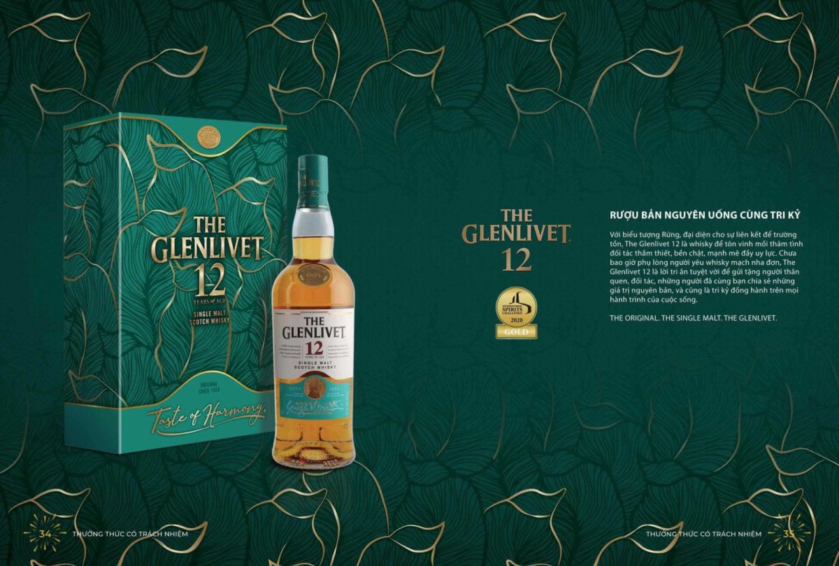 RƯỢU GLENLIVET 12 NĂM HỘP QUÀ TẾT 2021