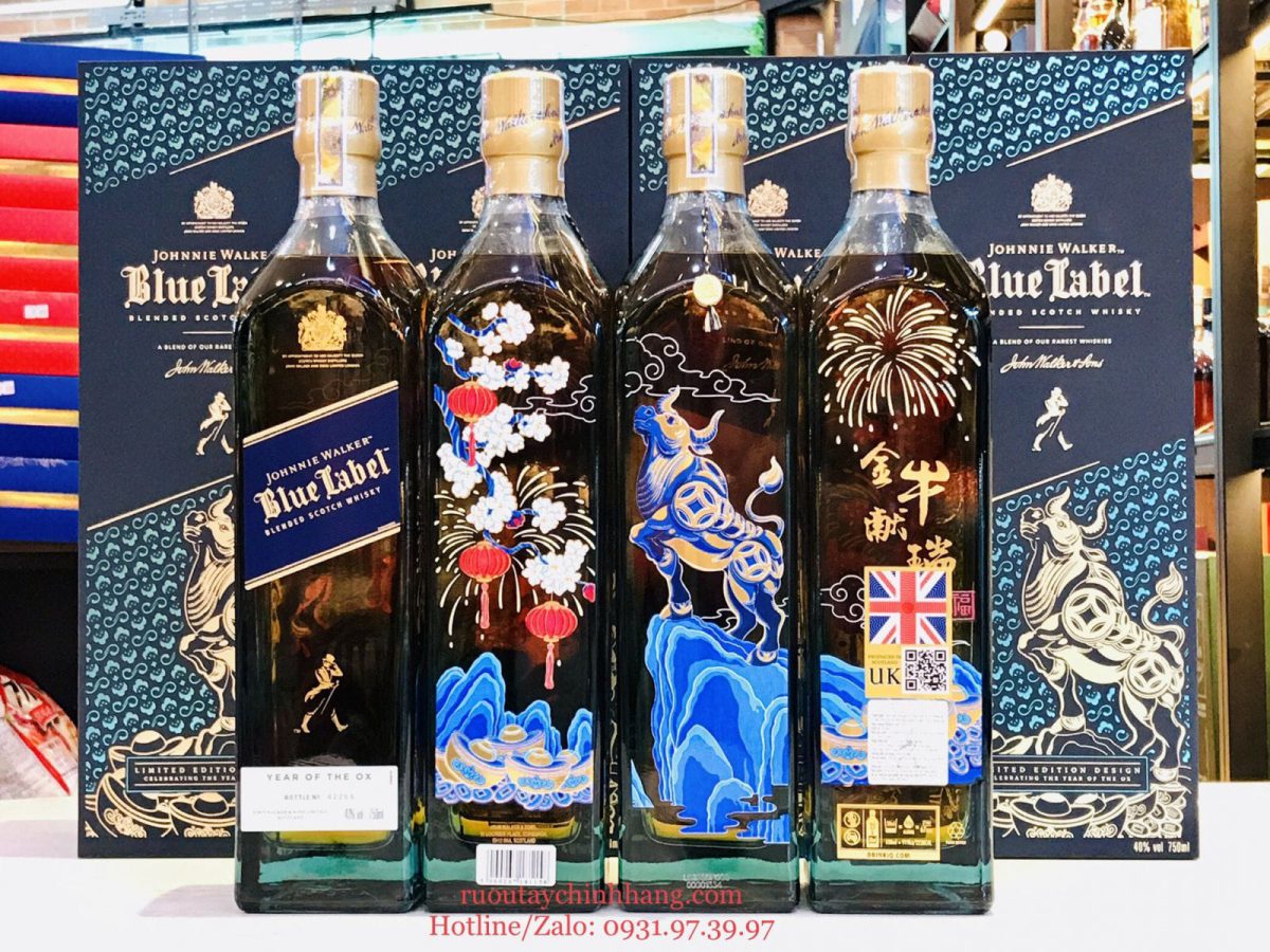 Johnnie Walker Blue Label Year of Ox - Tết Tân Sửu 2021