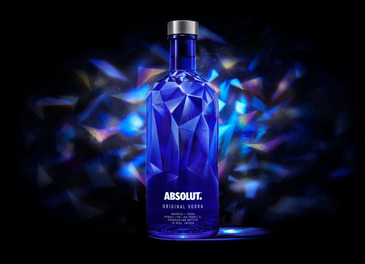 RƯỢU ABSOLUT VODKA BLUE FACET RƯỢU ABSOLUT VODKA BLUE FACET