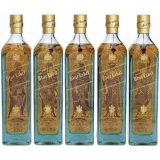 Johnnie Walker Blue Label Five God of Wealth - Ngũ Lộ Thần Tài 1000 ml - hình mô tả 2
