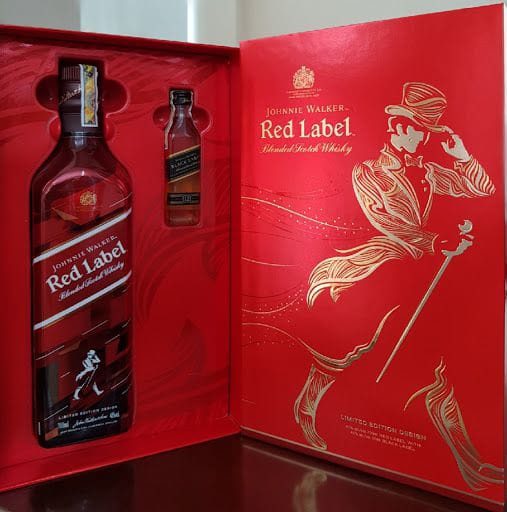 RƯỢU JOHNNIE WALKER RED LABEL HỘP QUÀ TẾT 2019