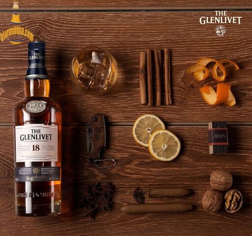 Hình 4. Rất nhiều hương vị tạo nên sức quyến rũ khó cưỡng của rượu Glenlivet 18 năm