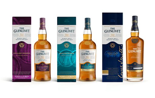Hình 1. Glenlivet Triple Cask gồm 3 phiên bản