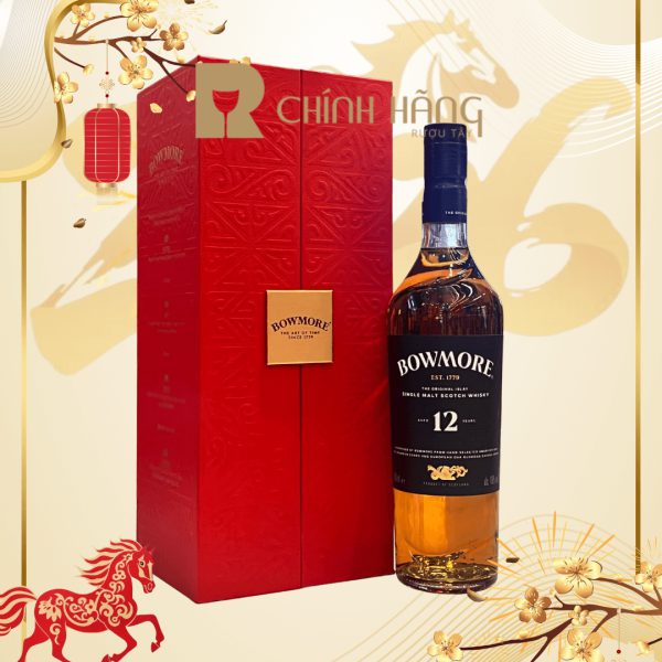 Bowmore 12 Năm The Original Islay - Hộp Quà Tết 2026