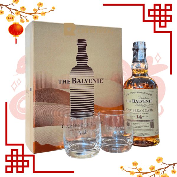 Balvenie 14 Năm Caribbean Cask - Hộp Quà Tết 2025