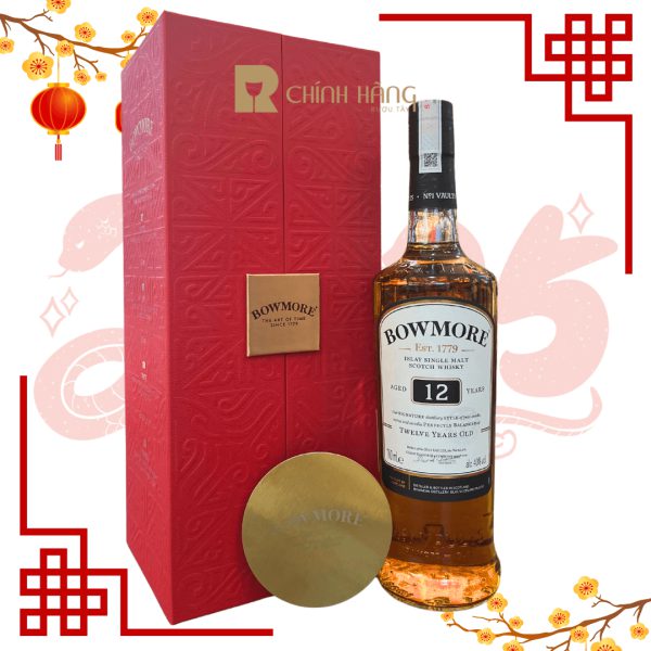 Bowmore 12 Năm - Hộp Quà Tết 2025