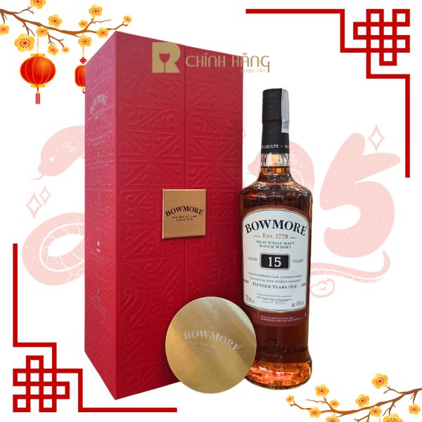 Bowmore 15 Năm - Hộp Quà Tết 2025