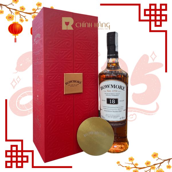 Bowmore 18 Năm - Hộp Quà Tết 2025