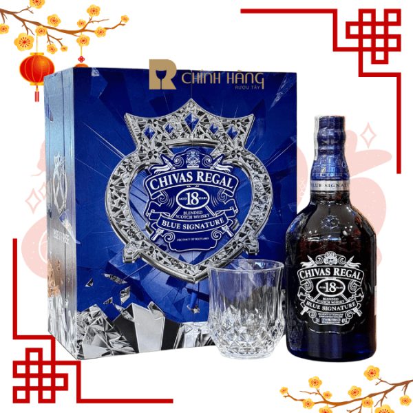 Chivas 18 Năm Blue - Hộp Quà Tết 2025
