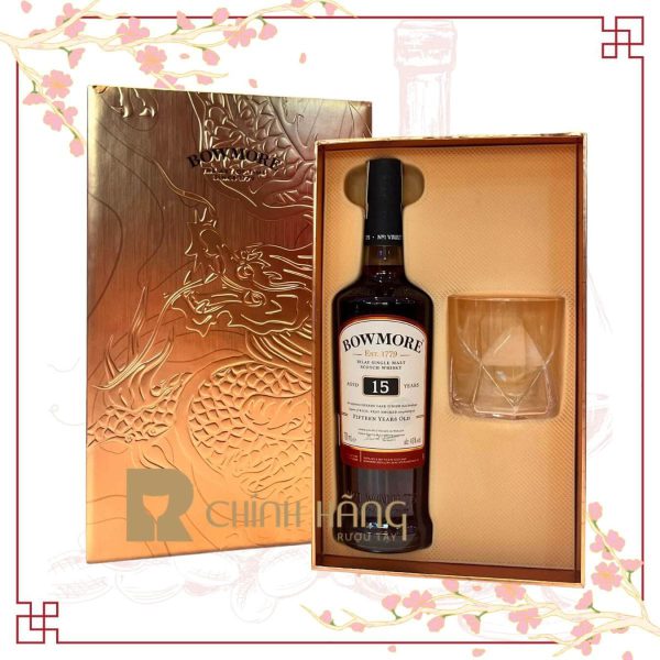 Bowmore 15 Năm Hộp Quà Tết 2024