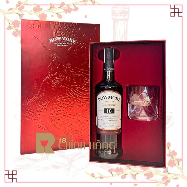 Bowmore 18 Năm - Hộp Quà Tết 2024