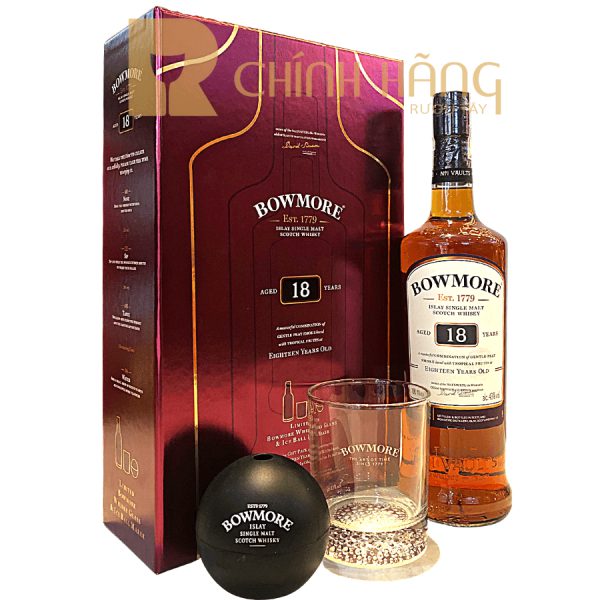 Bowmore 18 Năm - Hộp Quà Tết 2022