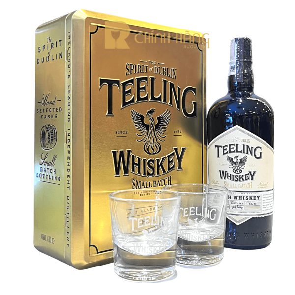 Teeling Whiskey Hộp Thiết 2 Ly