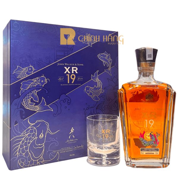 Johnnie Walker XR 19 Năm - Hộp Quà Tết 2023 - TINH HOA KHỔNG TƯỚC (008)