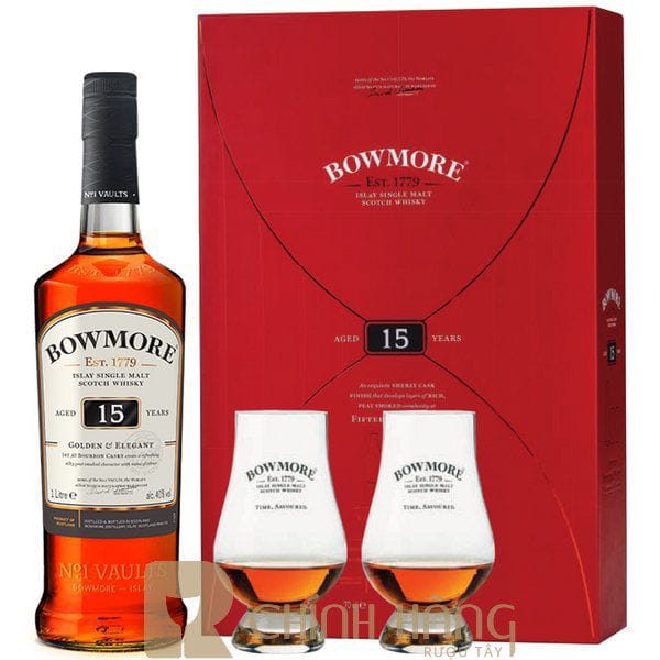 Bowmore 15 Năm Hộp Quà