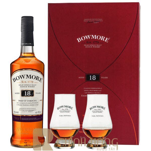 Bowmore 18 Năm Hộp Quà