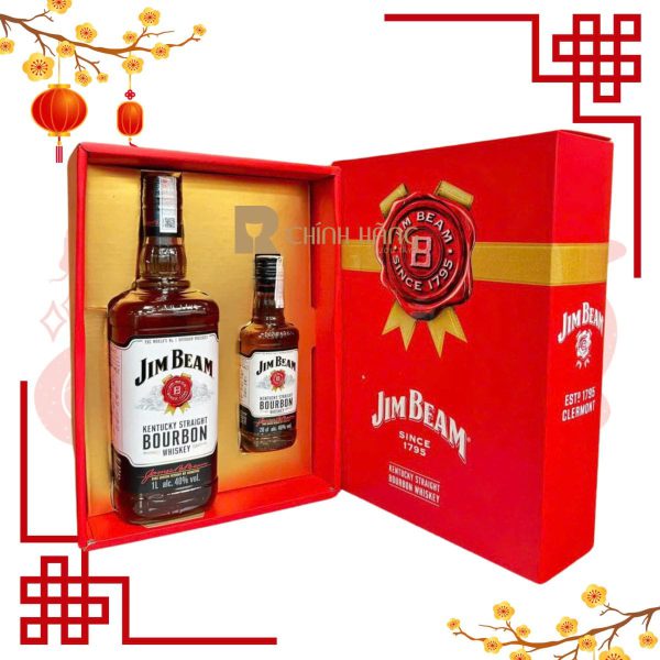Jim Beam 1000ml - Hộp Quà Tết 2025