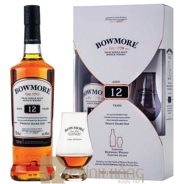 Bowmore 12 Năm Hộp Quà