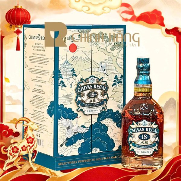 Chivas 18 Năm Mizunara - Hộp Quà Tết 2027