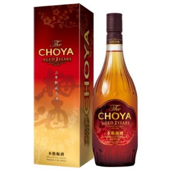 Choya Aged 3 Years 700ml Hộp và chai rượu mơ Choya Aged 3 Years 700ml chính hãng Nhật Bản