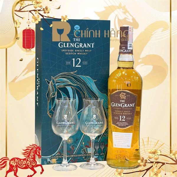 Glen Grant 12 Năm - Hộp Quà Tết 2026