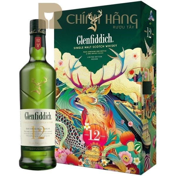Glenfiddich 12 Năm - Hộp Quà Tết 2021