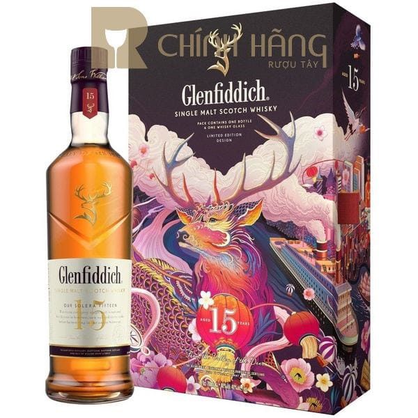 Glenfiddich 15 Năm - Hộp Quà Tết 2021