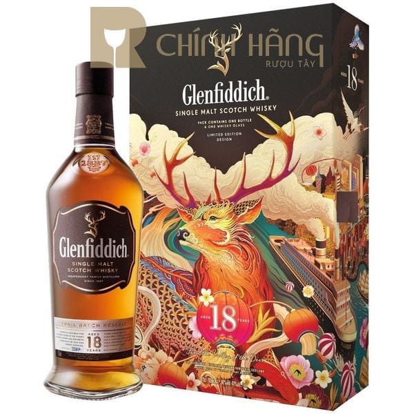 Glenfiddich 18 Năm - Hộp Quà Tết 2021