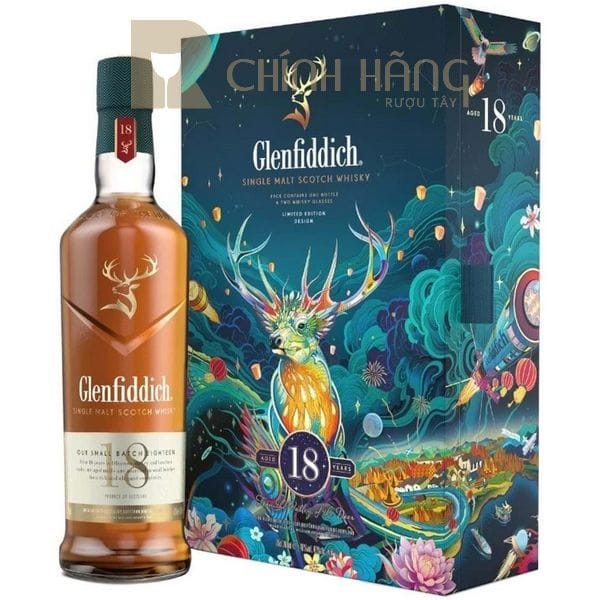 Glenfiddich 18 Năm - Hộp Quà Tết 2022