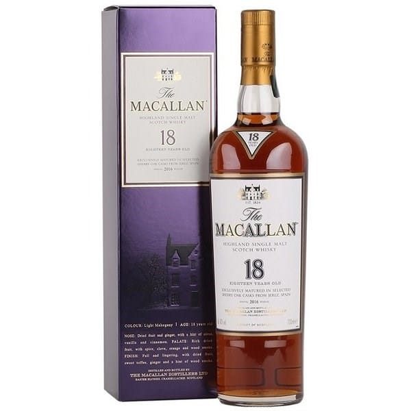 Macallan 18 Năm Eighteen (Sherry Oak Cũ)
