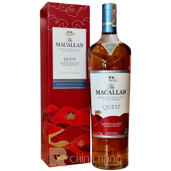 Macallan Quest 1L Hộp Đỏ 2021