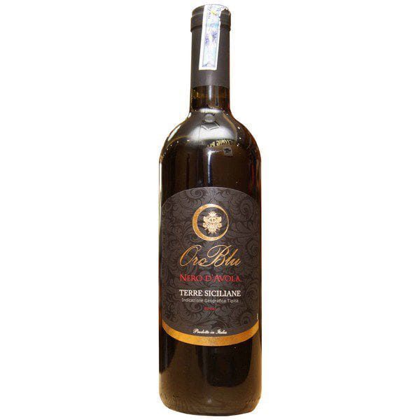 Rượu vang đỏ Oro Blu Nero D'Avola Terre Siciliane 750 ml