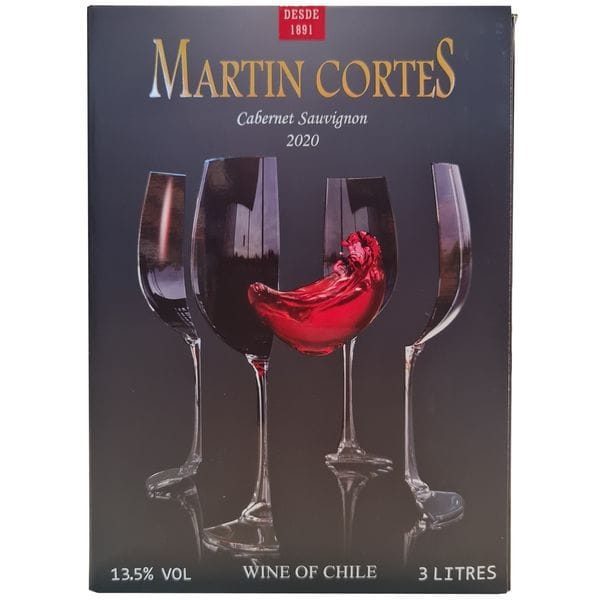 Vang bịch Martin Cortes Cabernet Sauvignon 3L (Chile)