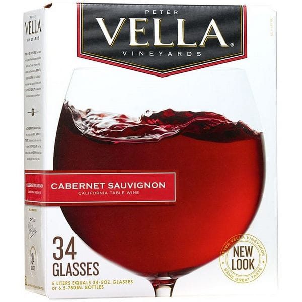 Vang bịch Peter Vella Cabernet Sauvinon 5L (Mỹ)