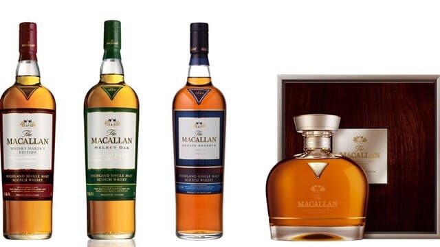 Bộ sưu tập Macallan 1824 Series mang hương vị trong trẻo thanh thuần